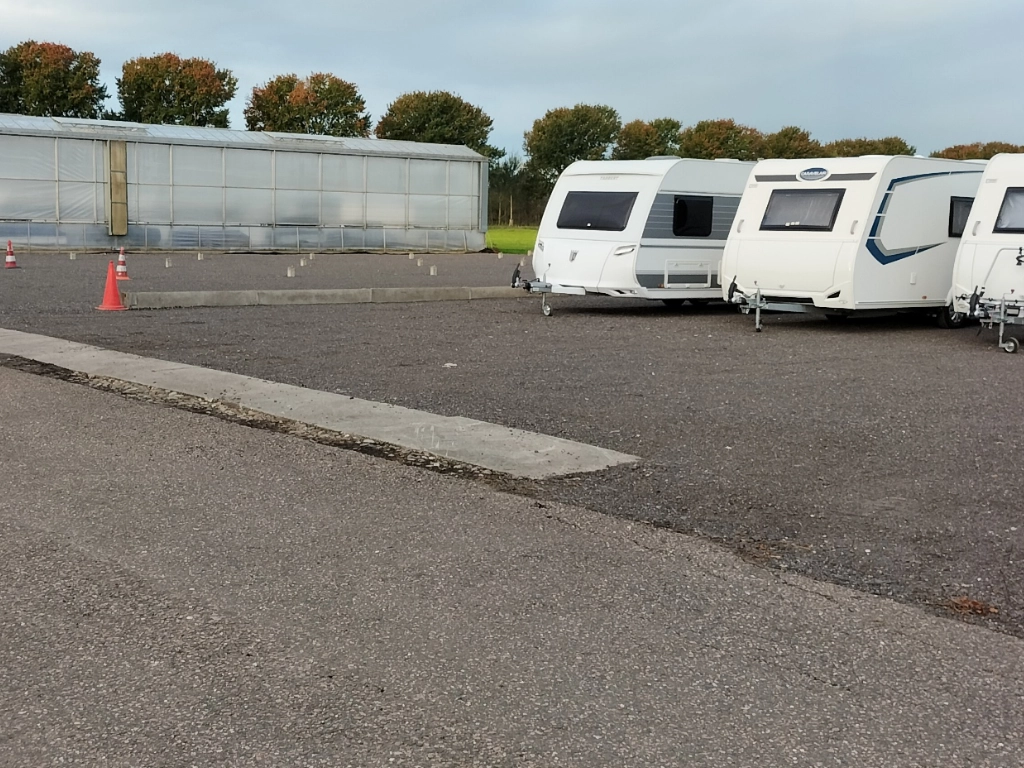 caravans buiten